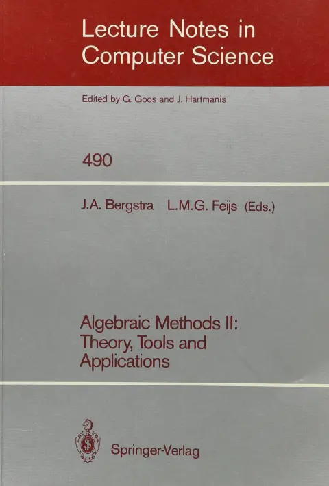 Cover of Algebraic Methods II