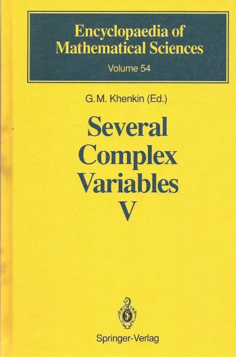Cover of Several Complex Variables V
