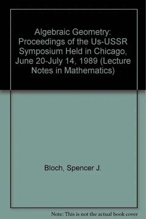 Cover of Algebraic Geometry