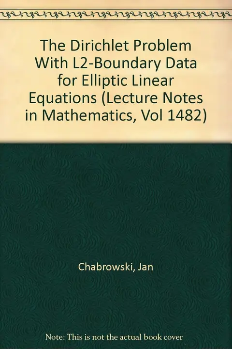 Cover of The Dirichlet Problem with L2-Boundary Data for Elliptic Linear Equations