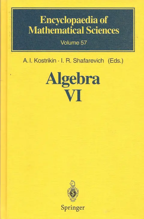 Cover of Algebra VI