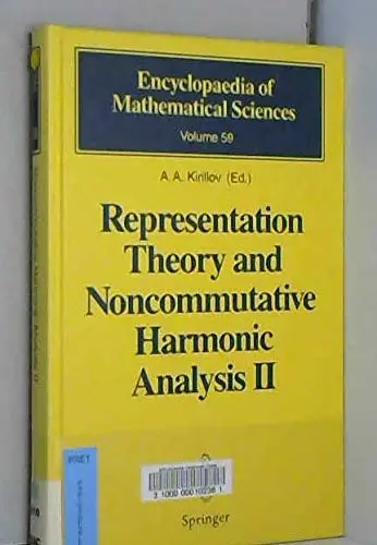 Cover of Representation Theory and Noncommutative Harmonic Analysis II