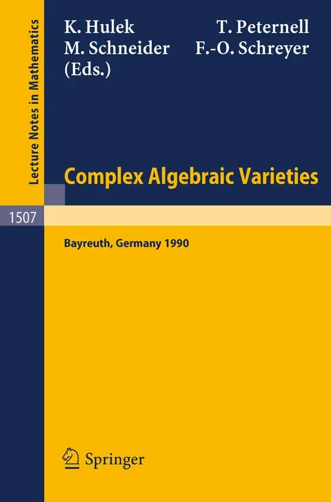 Cover of Complex Algebraic Varieties