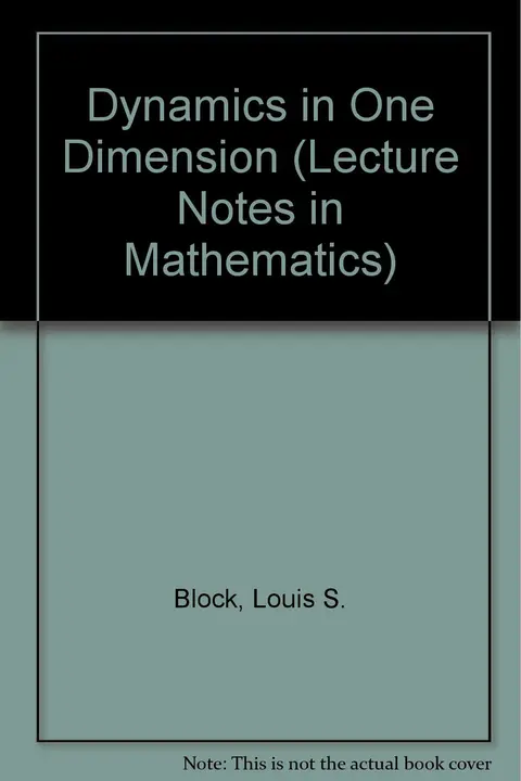 Cover of Dynamics in One Dimension