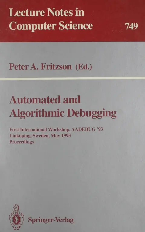 Cover of Automated and Algorithmic Debugging