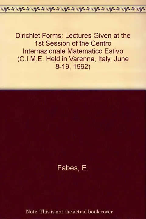 Cover of Dirichlet Forms