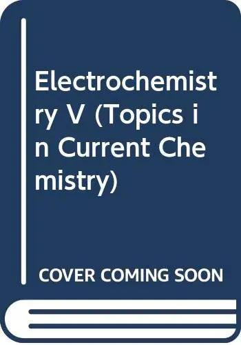 Cover of Electrochemistry V