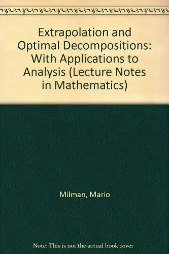 Cover of Extrapolation and Optimal Decompositions