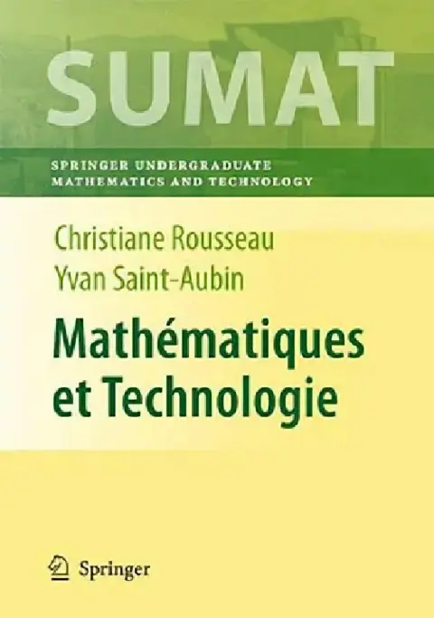 Cover of Mathématiques Et Technologie