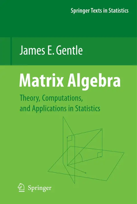 Cover of Matrix Algebra