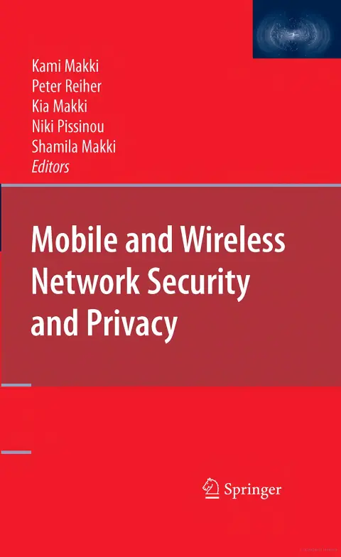Cover of Mobile and Wireless Network Security and Privacy
