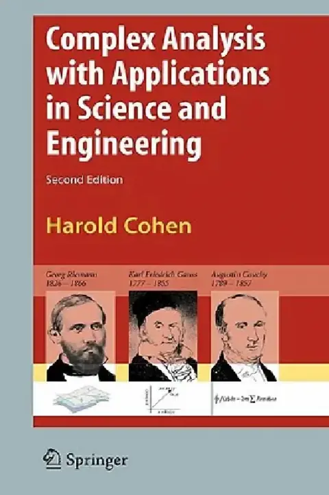 Cover of Complex Analysis with Applications in Science and Engineering