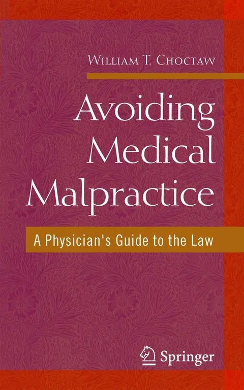 Cover of Avoiding Medical Malpractice