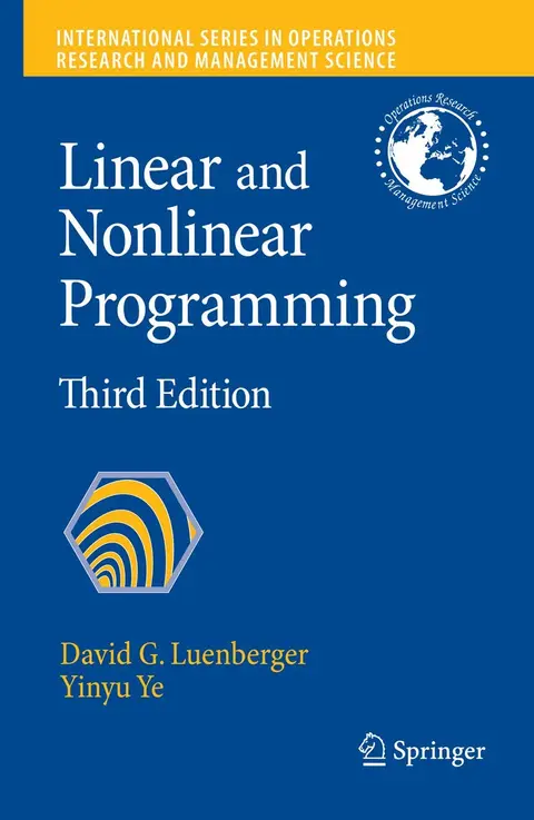 Cover of Linear and Nonlinear Programming