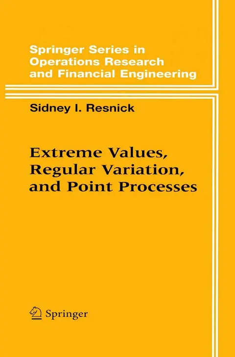 Cover of Extreme Values Regular Variation and Point Processes