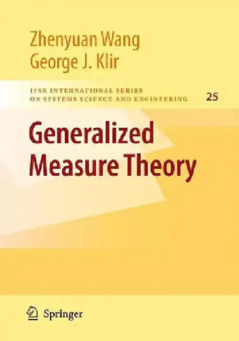 Cover of Generalized Measure Theory
