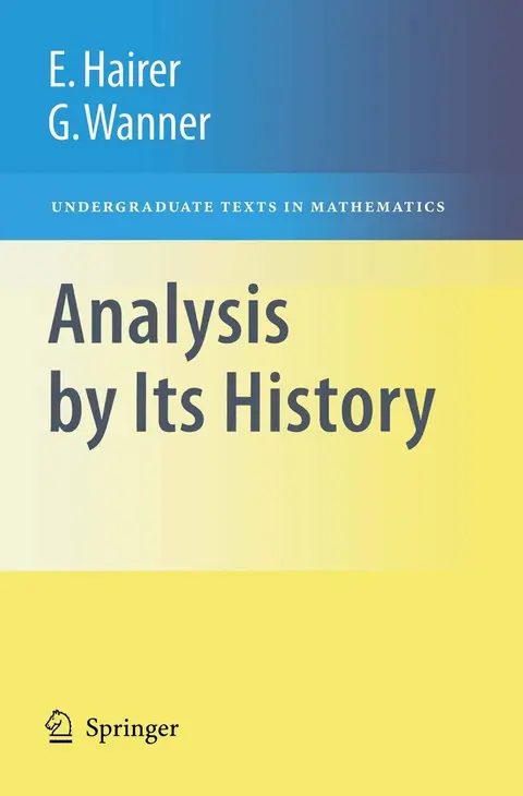 Cover of Analysis by Its History