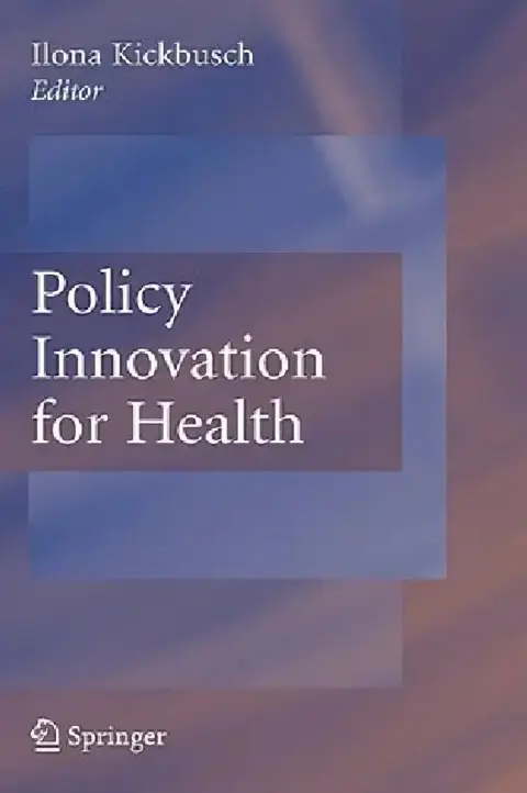 Cover of Policy Innovation for Health