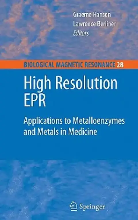 Cover of High Resolution EPR