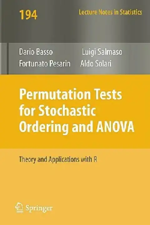 Cover of Permutation Tests for Stochastic Ordering and ANOVA