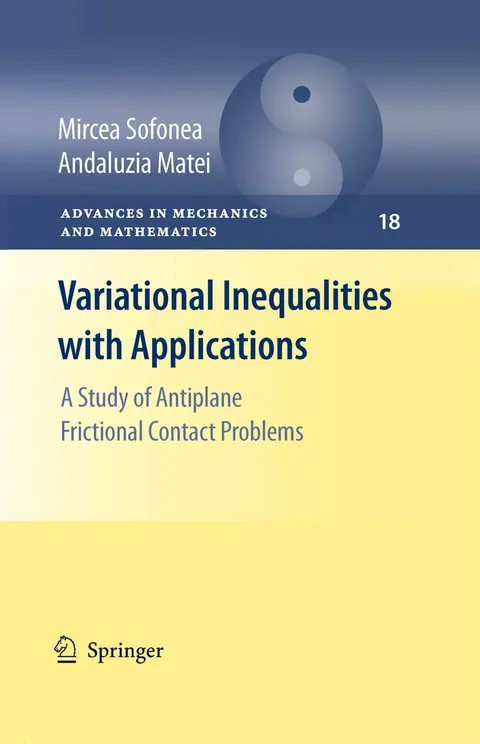 Cover of Variational Inequalities with Applications