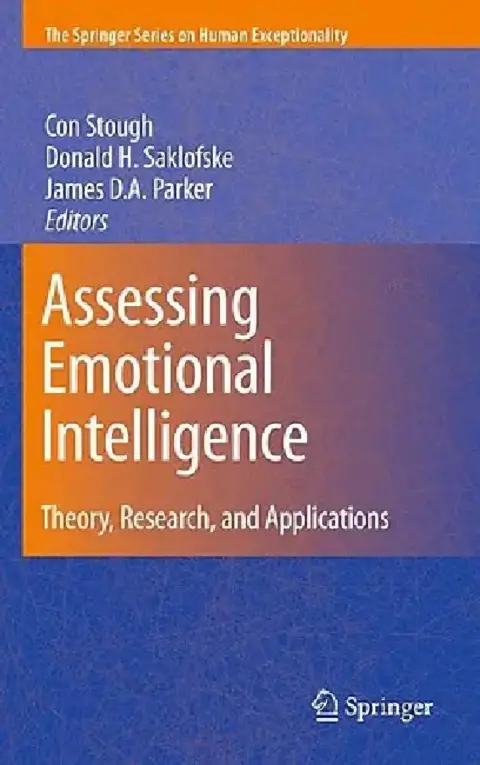 Cover of Assessing Emotional Intelligence