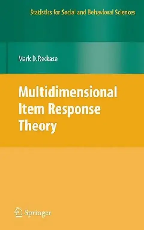 Cover of Multidimensional Item Response Theory
