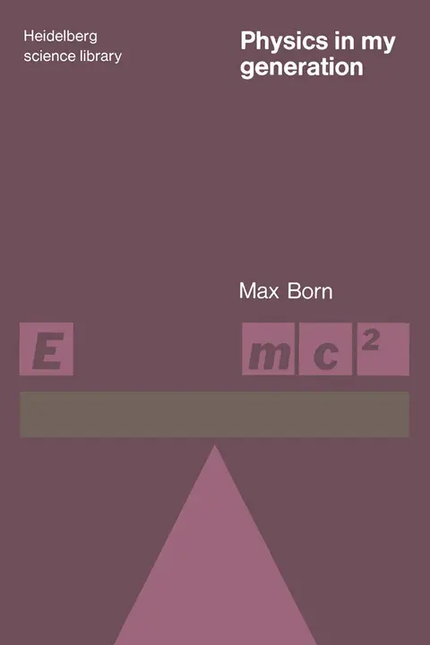 Cover of Physics in My Generation
