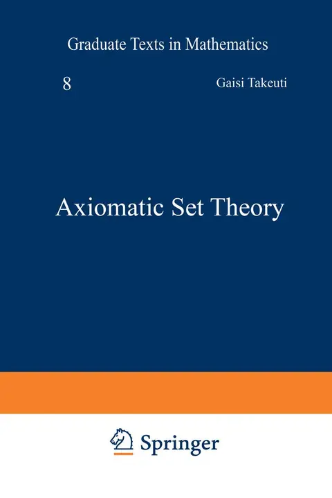 Cover of Axiomatic Set Theory Volume 8 (pb 1973)
