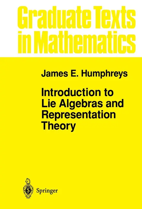 Cover of Introduction to Lie Algebras and Representation Theory