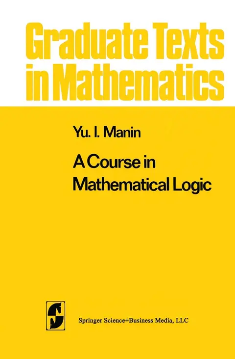 Cover of A Course in Mathematical Logic