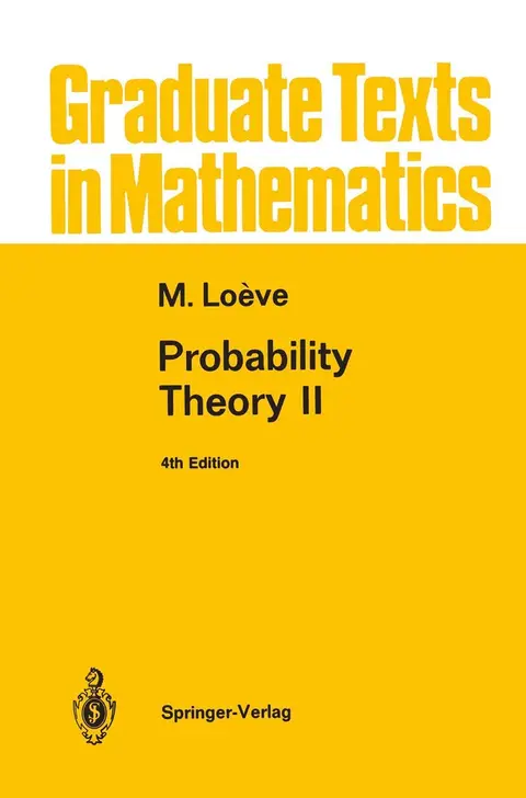 Cover of Probability Theory II