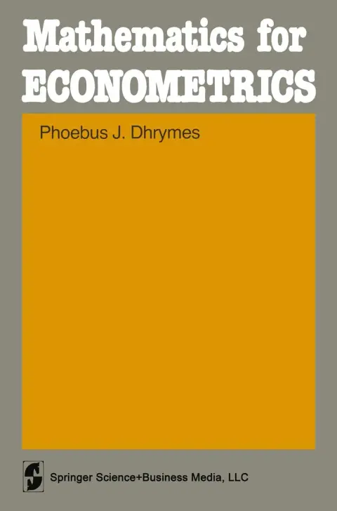 Cover of Mathematics for Econometrics