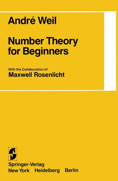 Cover of Number Theory for Beginners