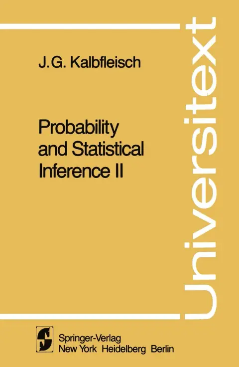 Cover of Probability and Statistical Inference