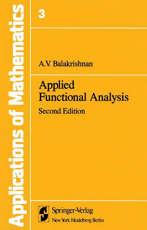 Cover of Applied Functional Analysis