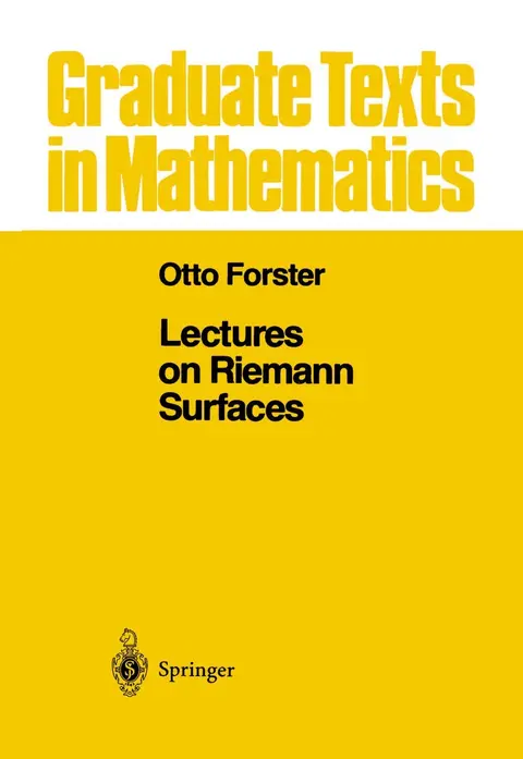 Cover of Lectures on Riemann Surfaces