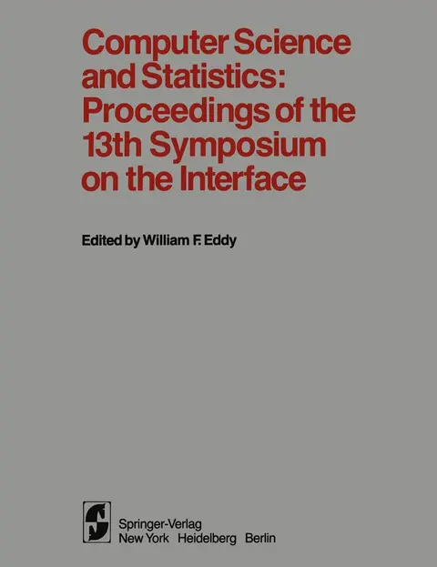 Cover of Computer Science and Statistics