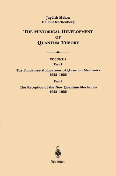 Cover of The Historical Development of Quantum Theory