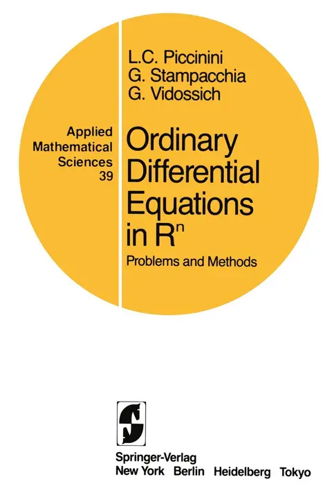 Cover of Ordinary Differential Equations in Rn