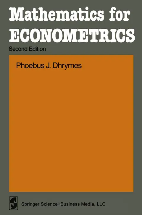 Cover of Mathematics for Econometrics