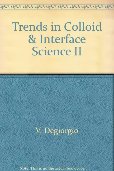 Cover of Trends in Colloid & Interface Science