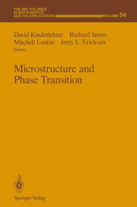 Cover of Microstructure and Phase Transition