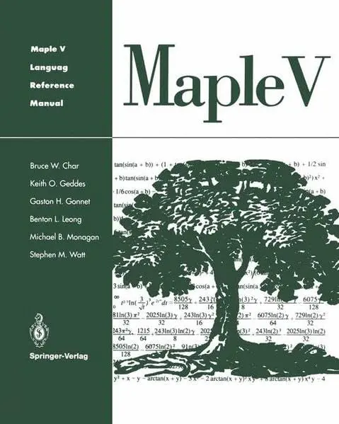 Cover of Maple v Language Reference Manual