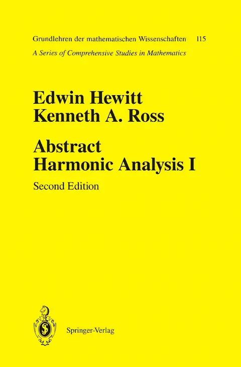 Cover of Abstract Harmonic Analysis 2