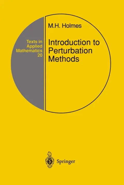 Cover of Introduction to Perturbation Methods