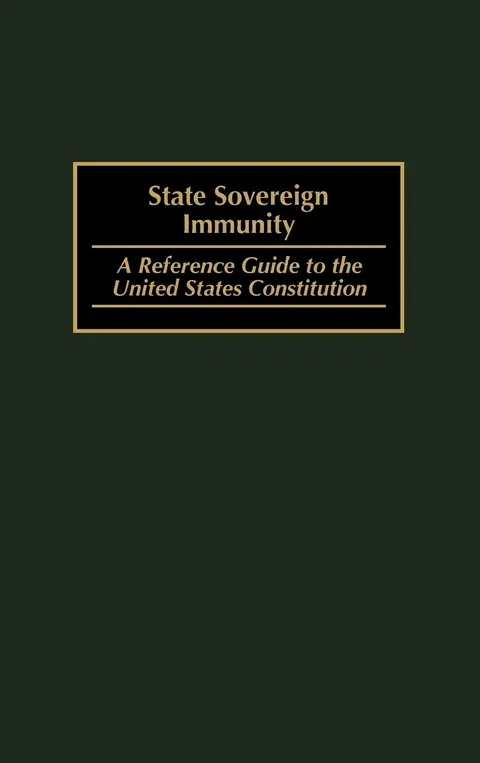 Cover of State Sovereign Immunity