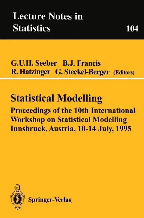 Cover of Statistical Modelling