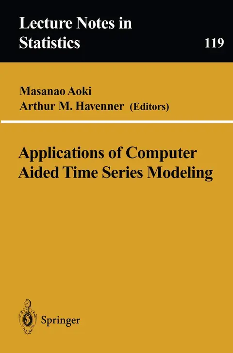 Cover of Applications of Computer Aided Time Series Modeling
