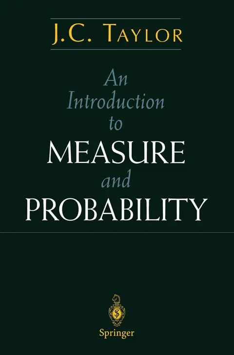 Cover of An Introduction to Measure and Probability
